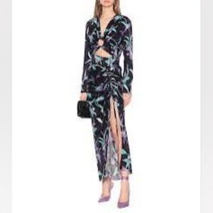 NWT Materiel Tbilisi floral jacquard print dress